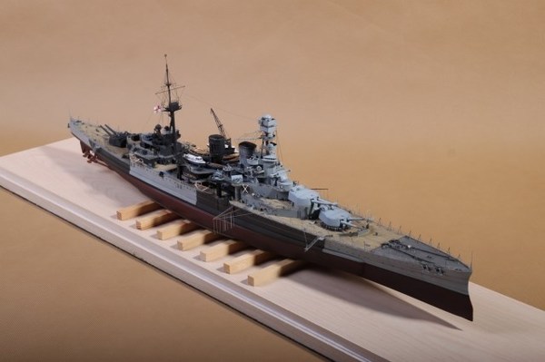 战舰世界 模型 成品 战列舰 航母 1/350 反击 胡德 英国 hms