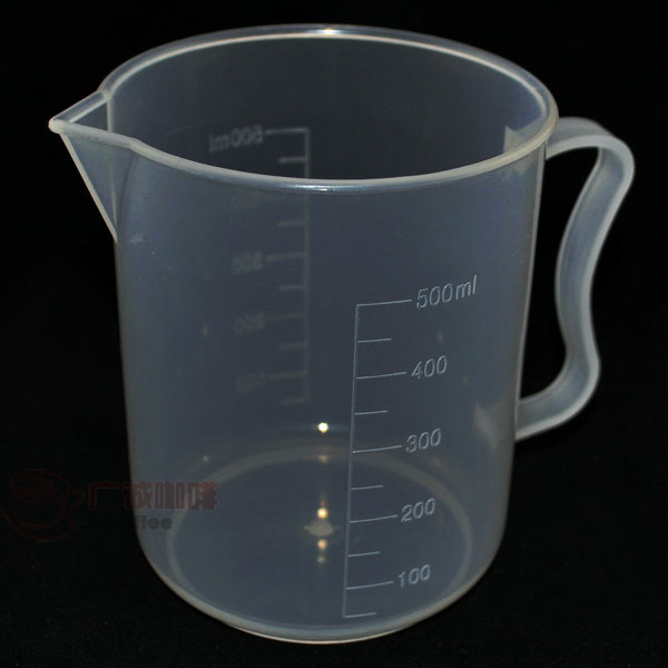 烘焙diy器具 pp塑料量杯 刻度杯盎司杯 量水杯 500ml 吧台小工具