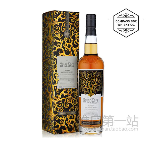 compass box whisky 康沛勃克司香料树苏格兰麦芽威士忌 进口洋酒