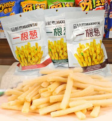 马新泰maxintai 膨化休闲食品 美味零食 武汉特产零食一根葱128g