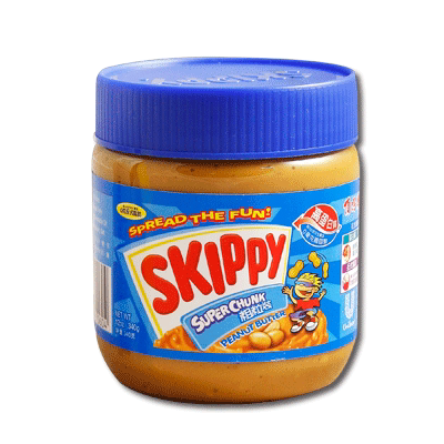 香港代购进口顶好牌skippy粗粒花生酱510克 peanut butter