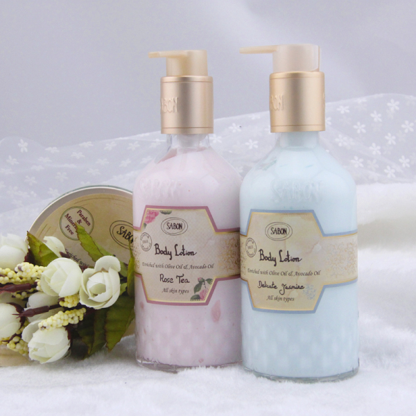 sabon body lotion 身体乳200ml 美白补水滋润玫瑰茉莉麝香广藿香