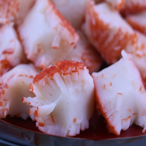 雅食佳速冻人造蟹肉500g*包 寿司料理风味蟹肉 蟹足块