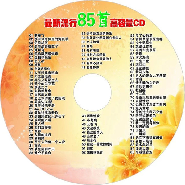 车载cd光盘中文流行音乐dj舞曲经典老歌高容量mp3压缩汽车cd碟片