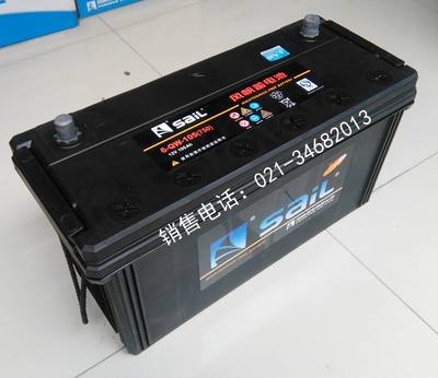 汽车电瓶 风帆12v105ah电瓶可加液免维护蓄电池 6-qw