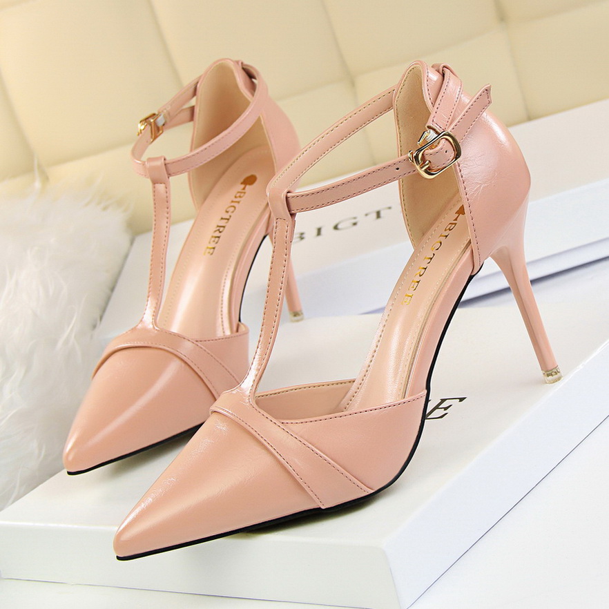 895-2 summer European and American style restoring ancient ways hollow out shoes high-heeled shoes high heel with pointe