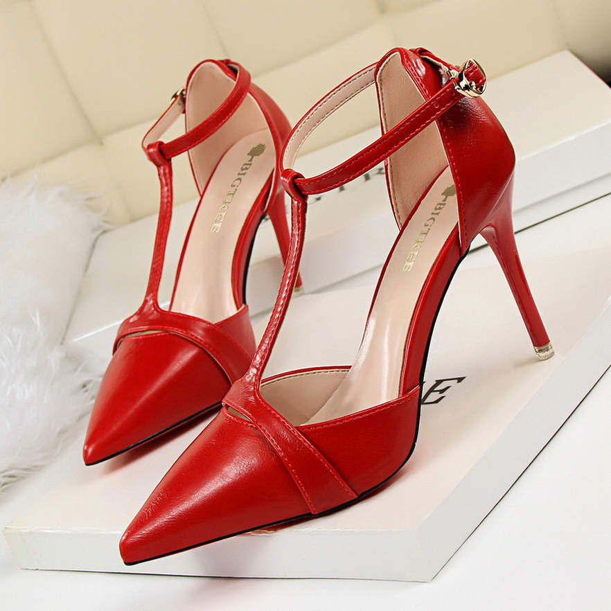 895-2 summer European and American style restoring ancient ways hollow out shoes high-heeled shoes high heel with pointe