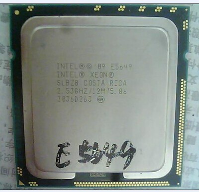 intel xeon e5649 l5640 六核 1366针 cpu