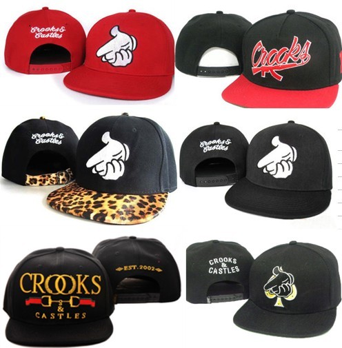 正品代购crooks and castles棒球帽子snapback可调节 嘻哈帽bboy
