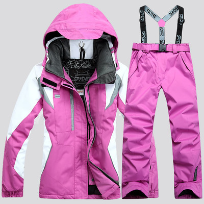 Spid/蜘蛛滑雪服套装男女情侣款户外防水防寒超保暖滑雪套装