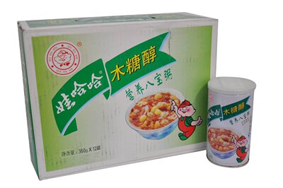 9月产娃哈哈木糖醇营养八宝粥速食粥360*12 江浙沪皖1箱包邮