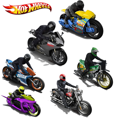 标题优化:美泰正品Hot Wheels 合金小车玩具 风火轮火辣小跑车 摩托车系列