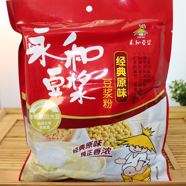 永和豆浆经典原味350g含12小包装 健康美味纯豆100%香浓 5袋包邮