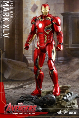 hottoys mms300d11 压铸合金 复联2奥创纪元 钢铁侠 mk45(预定)