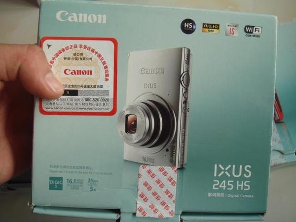 canon/佳能 ixus 245 hs 数码相机处理