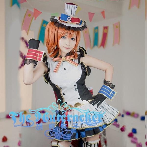 【胡桃夹子cos】lovelive 9月sr觉醒卡 高阪穗乃果 女仆装cosplay