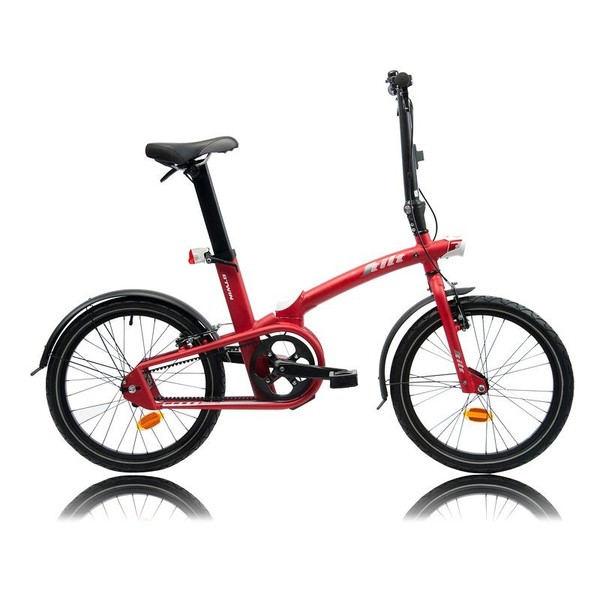 迪卡侬 tilt7 快速折叠自行车/2级自动变速自行车/皮带传动自行车