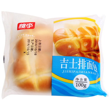 桃李吉士排面包 健康 美味 早午餐首选 110g(店内满78元包邮)