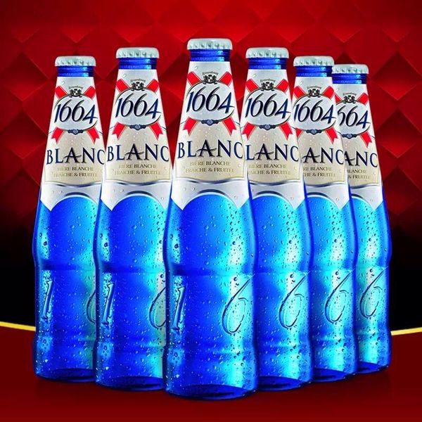 法国克伦堡凯旋1664白啤酒 kronenbourg 1664 blanc 330ml*24