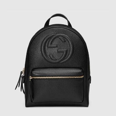 美国直邮 gucci/古奇 gucci3058皮双肩包女背包