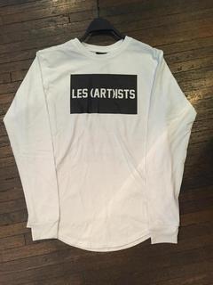 LES（ART）ISTS 白色背后OWENS fashion系列 长袖T恤