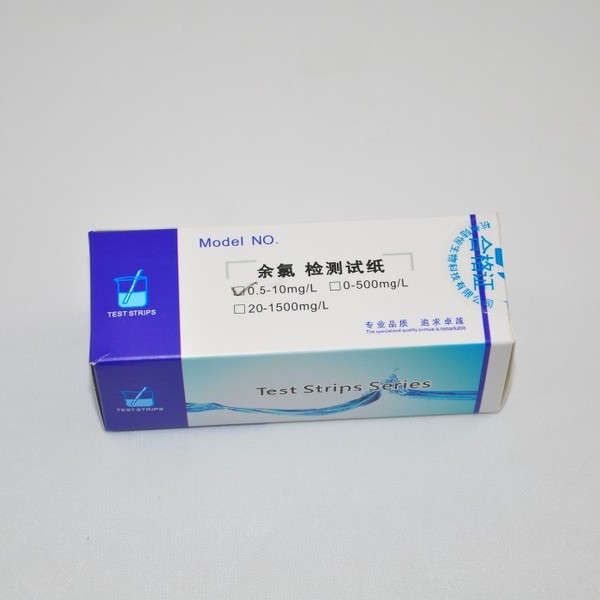 余氯试纸 次氯酸钠试纸 余氯残留检测试剂0.5-10mg/l