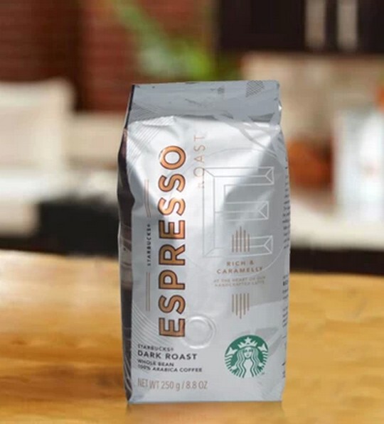 星巴克starbucks espresso roast 浓缩烘焙咖啡豆/可磨粉 250g