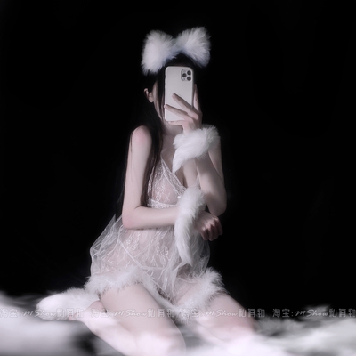 MShow私有物:超仙法式仙女透明毛绒绒花边吊带性感蕾丝睡裙套装-淘宝网 MShow私有物:超仙法式仙女透明毛绒绒花边吊带性感蕾丝睡裙套装-淘宝网