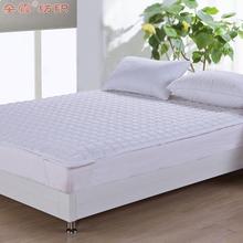 宾馆酒店床上用品白色方格子席梦思床垫防滑垫保护垫褥子榻榻米批