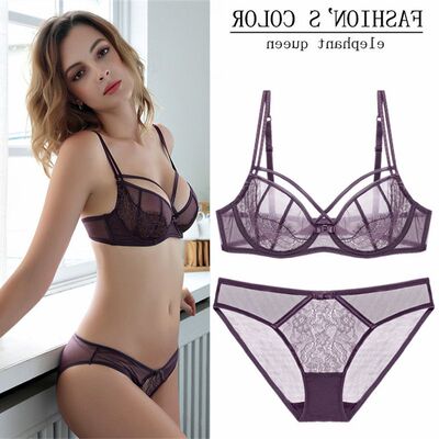 维多利亚内衣套装性感文胸聚拢少女超薄情趣诱惑透明蕾丝胸罩-淘宝网