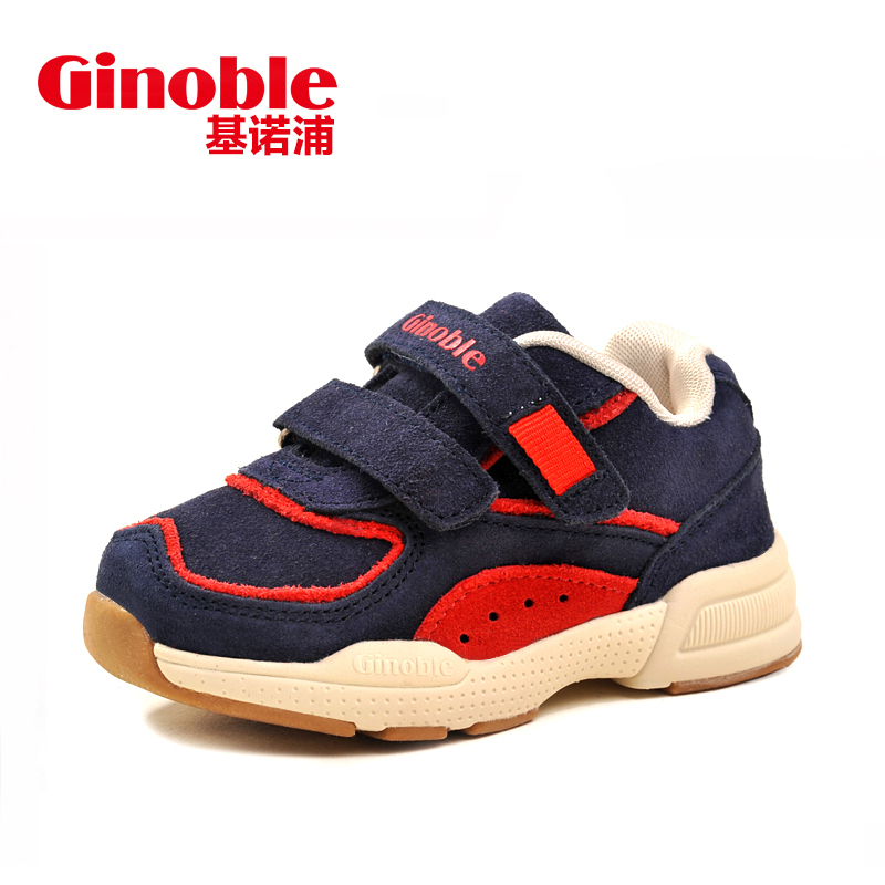 ginoble秋鼕全皮基諾浦機能鞋男女童嬰兒防滑基諾普學步鞋TXG231