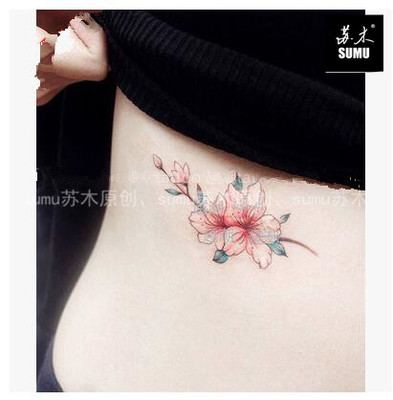 原创梅花防水纹身贴 杜鹃花持久逼真纹身贴 男女款脚踝腰部纹身贴-淘宝网 原创梅花防水纹身贴 杜鹃花持久逼真纹身贴 男女款脚踝腰部纹身贴-淘宝网