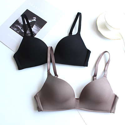 欧美简约柔软亲肤舒适透气文胸薄款聚拢无痕无钢圈少女内衣文胸罩-淘宝网