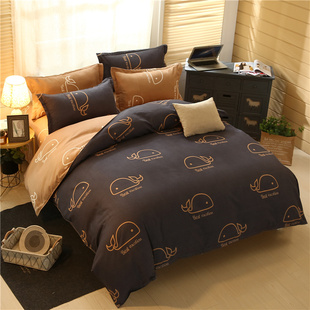 床上四件套全棉纯棉特价1.8m2.0米ins风网红床单被套简约家纺清仓