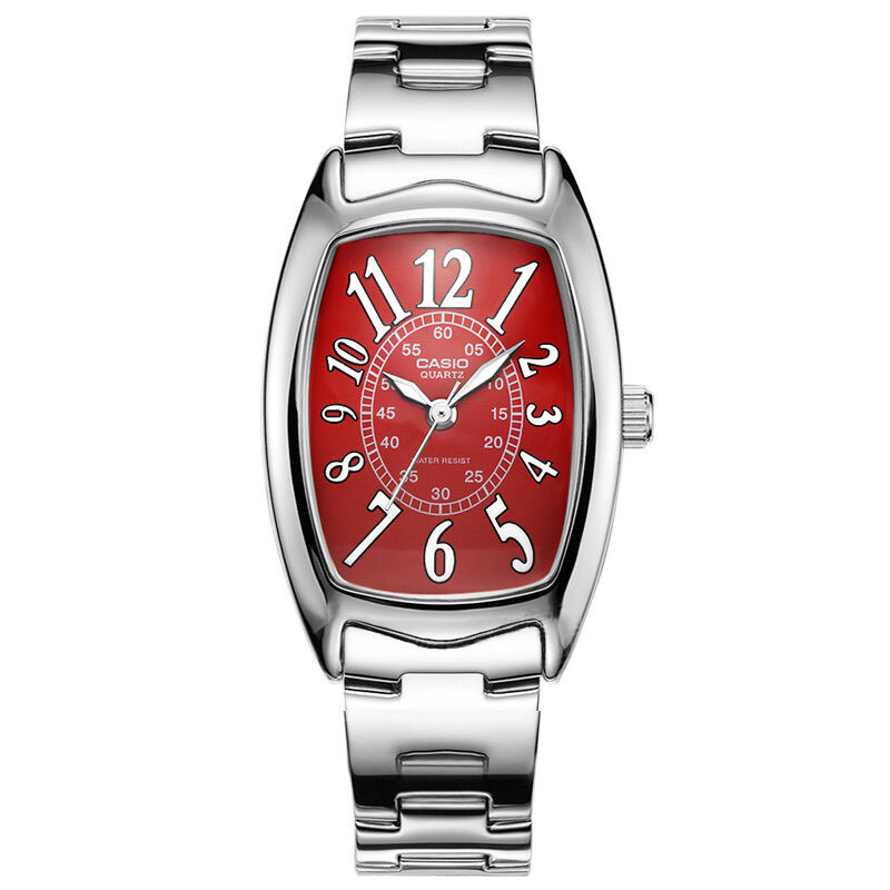 casio casio watch authentic online red da ren belt quartz small red watch lady ltp-1208e-9b2