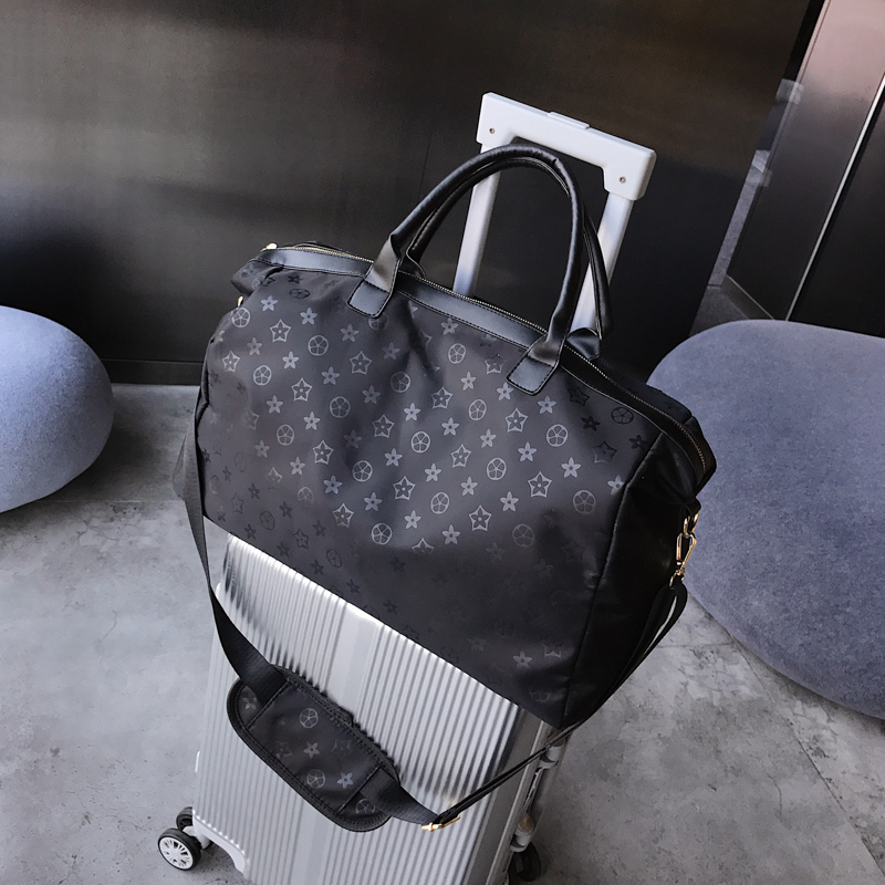 fashion toile imprimée voyage sac femme court-courriers sac à bagages hommes fourre-tout d'épaule unique de grande capacité sac de loisirs sac de sport fashion toile imprimée voyage sac femme court-courriers sac à bagages hommes fourre-tout d'épaule unique de grande capacité sac de loisirs sac de sport