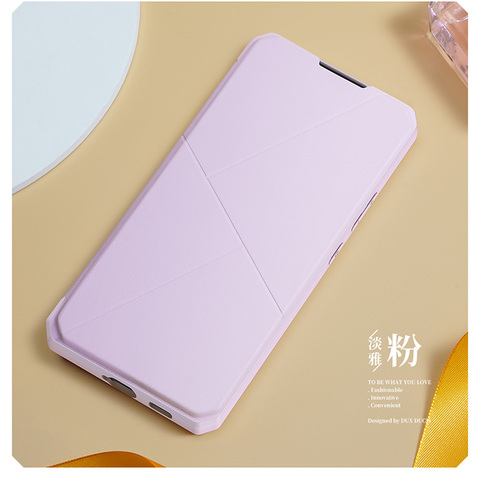 Light pink — Dux Ducis Wallets Folio Flip Magnetic Synthetic Leather Card Holder Folding Stand Slim Fit A13 5G, A23 5G, A33
