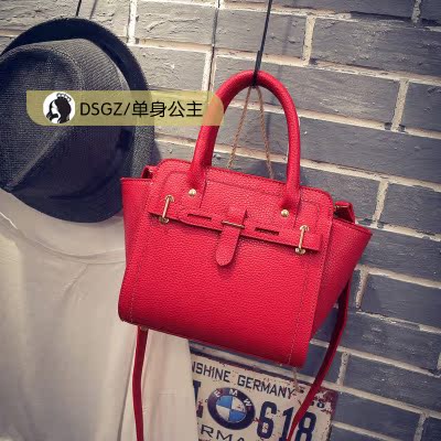 bag female 2017 new tide handbag wild korean female bag simple bat wings bag shoulder bag messenger bag
