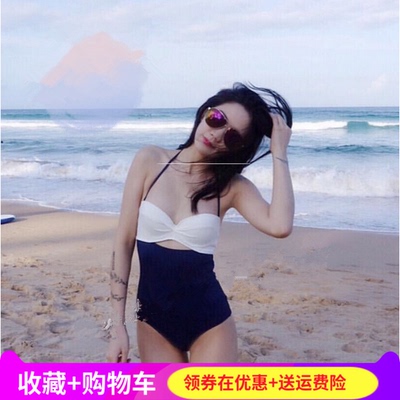 维多利亚连体大码游泳衣女维密遮肚显瘦小胸聚拢性感比基尼的秘密-淘宝网