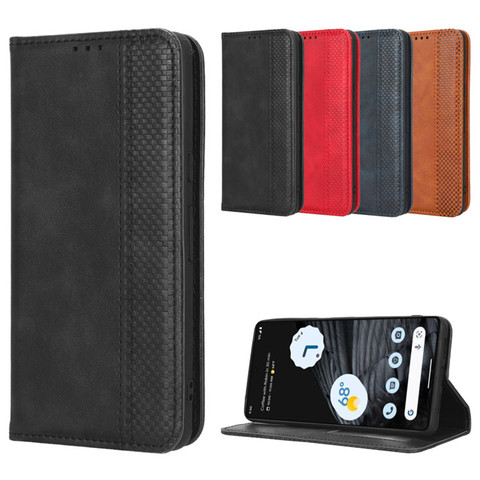 Wallets Folio Flip Embossed Synthetic Leather Card Holder Folding Stand 7, 7 Pro Google Pixel Phone Case
