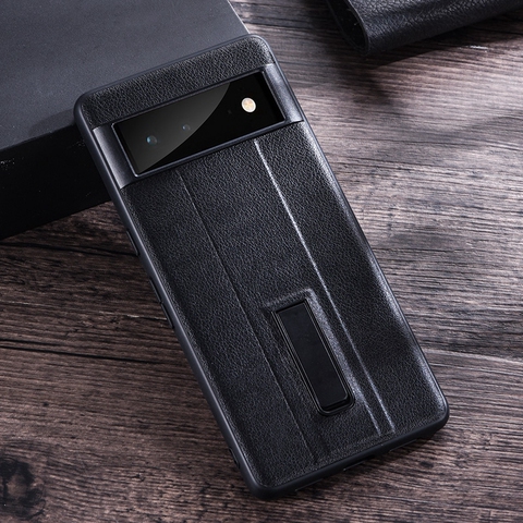 Black — Minimal Business Creative Kickstand Folding Stand 8, 8 Pro Google Pixel Phone Case