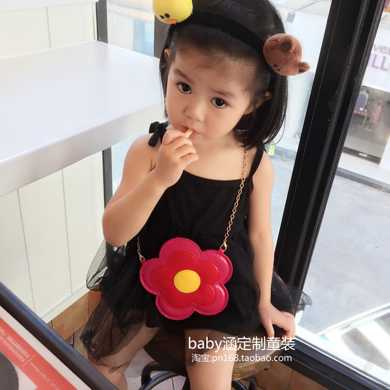韓國兒童寶寶創意女童單肩包公主斜挎小包女孩包包零錢小皮包迷你