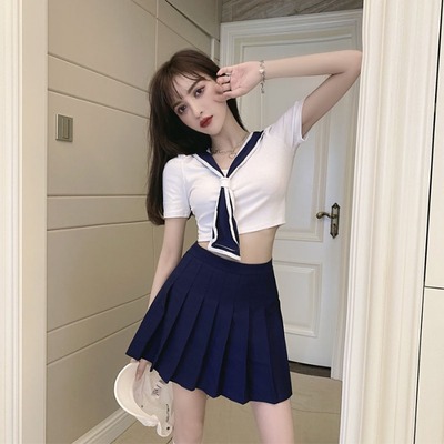 学院风套装女减龄百褶高腰半身裙两件套2020年秋装新款洋气学生装-淘宝网 学院风套装女减龄百褶高腰半身裙两件套2020年秋装新款洋气学生装-淘宝网