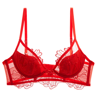【原创设计】少女美屋薄蕾丝刺绣文胸性感结婚新娘红色本命年内衣-淘宝网 【原创设计】少女美屋薄蕾丝刺绣文胸性感结婚新娘红色本命年内衣-淘宝网