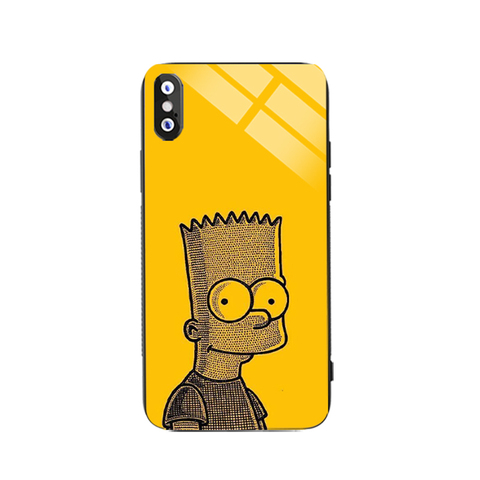 Red — Bart Simpson Cartoon 15, 14, 13, 12, 11 iPhone Case