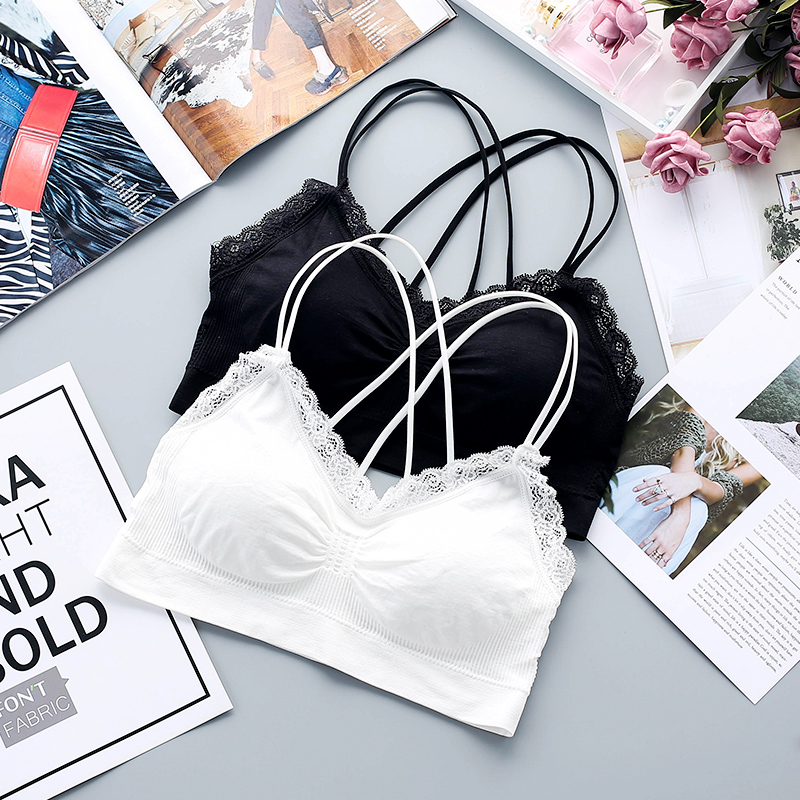 l'été joker dos en dentelle soutien-gorge sans jantes creux camisole femme anti vidé enveloppé poitrine sous-vêtements l'été joker dos en dentelle soutien-gorge sans jantes creux camisole femme anti vidé enveloppé poitrine sous-vêtements