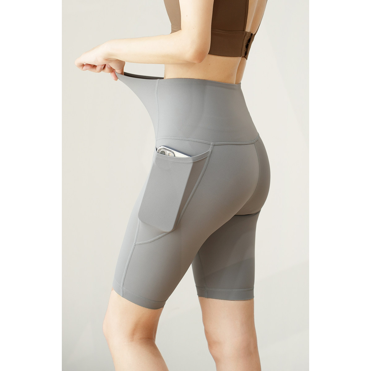 Одежда для йоги, спортивная однотонная короткая летняя футболка для спортзала, в обтяжку, короткий рукав 