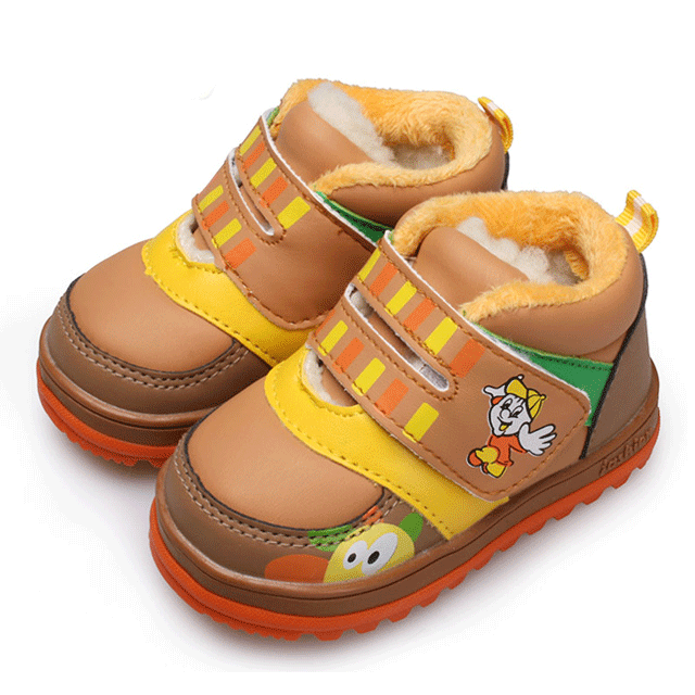 哈利寶貝鼕款1-2-3歲加絨寶寶軟底學步鞋男童女童鞋子嬰兒童棉鞋