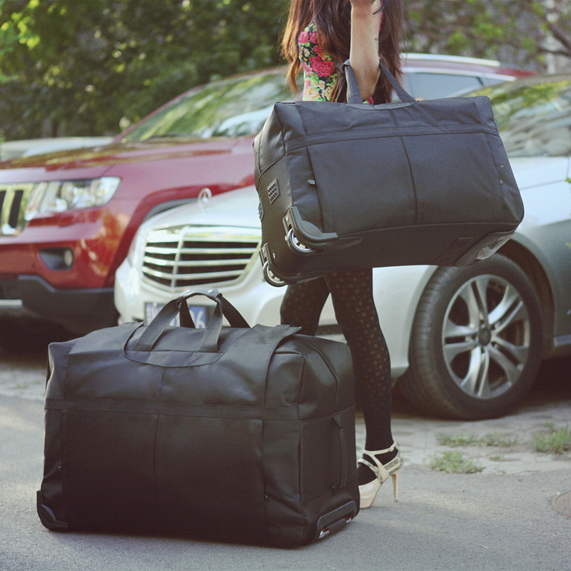 拉杆包男大容量行李包女登機拉杆箱旅行袋旅行包手提旅遊包托運包