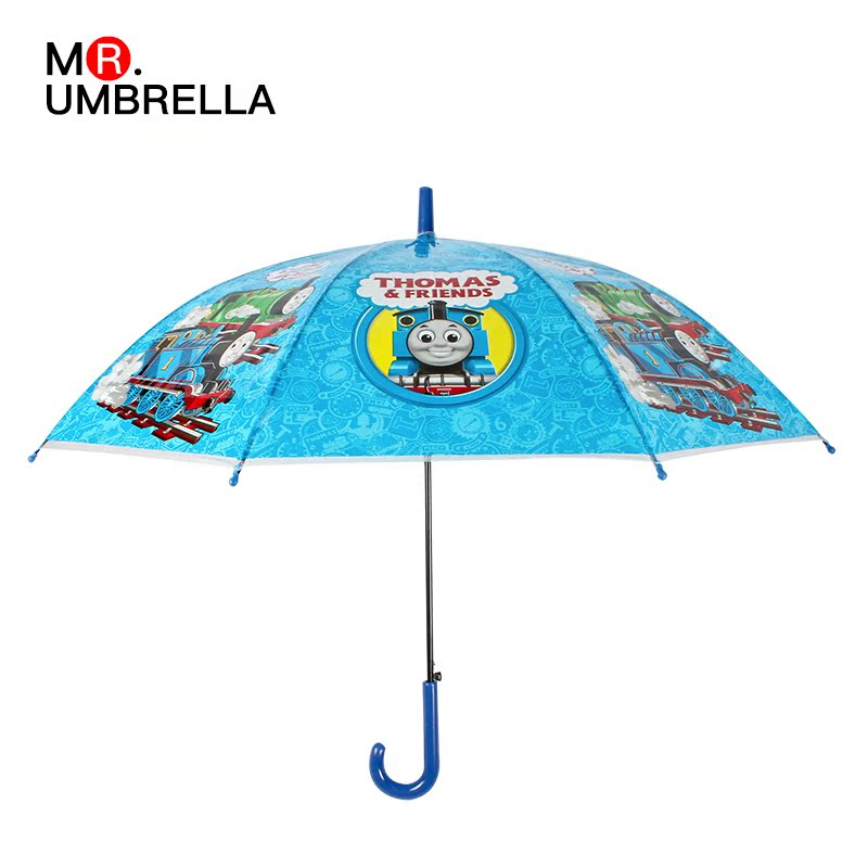 托馬斯童傘火車頭卡通自動直柄寶寶兒童傘男童女童小學生傘晴雨傘